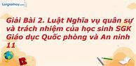 Giáo Dục Quốc Phòng An Ninh 11 Bài 2 Trắc Nghiệm